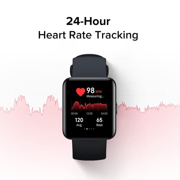 Redmi Watch 2 Lite - 3.94 cm Large HD Edge Display, Multi-System Standalone GPS, Continuous SpO2, Stress & Sleep Monitoring, 24x7 HR, 5ATM, 120+ Watch Faces, 100+ Sports Modes, Women s Health, Ivory - Image 3