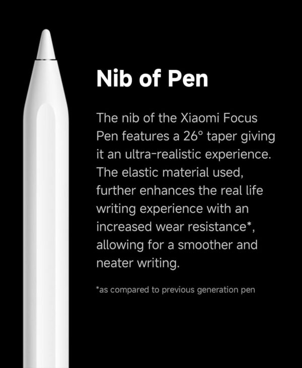 Xiaomi Focus Pen for Xiaomi Pad 7 | Pressure Sensitivity | Ultra Low Latency | 0g Activation Force - Image 5