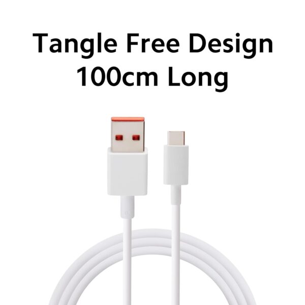 Mi Xiaomi 33W Fast Charging Cable USB C Quick Charge 4.0 Soniccharge Cord Compatible withMi, Redmi, iPhone 15 Pro Samsung Galaxy Android Phone Laptop PD Charger Cable (White) - Image 3