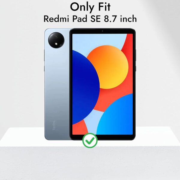 Robustrion Cover for Redmi Pad SE 4G 8.7 inch Cover Case, Trifold Flip Stand Cover Case for Redmi Pad SE 8.7 inch Tablet [Auto Sleep/Wake Support] - Black - Image 7