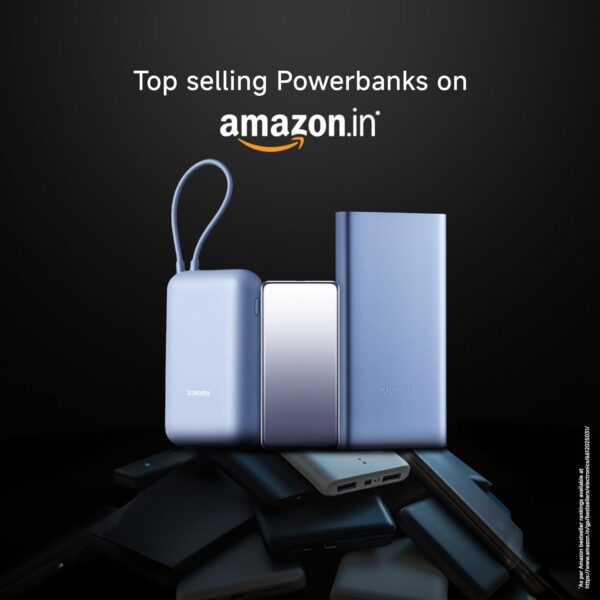 Xiaomi Ultra Slim Power Bank - Lightest & Slimmest 10mm, 20W Fast Charging, Type-C Input & Output, Power Delivery QC 3.0, 12 Layers Safety Protection, Supports iOS, Android & Any Type C Devices - Image 2
