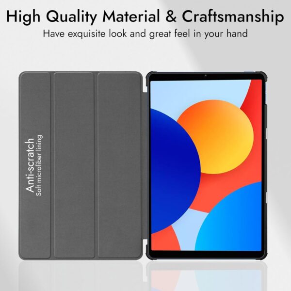 Robustrion Cover for Redmi Pad SE 4G 8.7 inch Cover Case, Trifold Flip Stand Cover Case for Redmi Pad SE 8.7 inch Tablet [Auto Sleep/Wake Support] - Black - Image 4