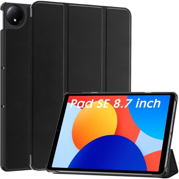 Robustrion Cover for Redmi Pad SE 4G 8.7 inch Cover Case, Trifold Flip Stand Cover Case for Redmi Pad SE 8.7 inch Tablet [Auto Sleep/Wake Support] - Black - Image 6