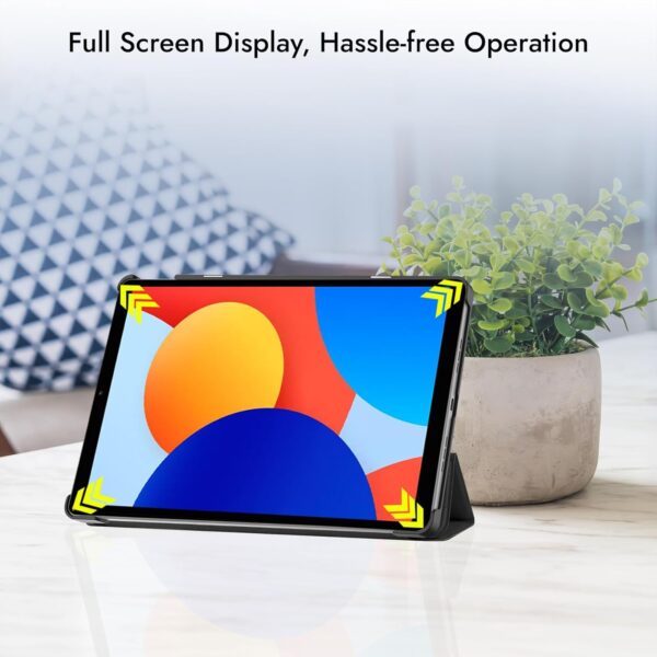 Robustrion Cover for Redmi Pad SE 4G 8.7 inch Cover Case, Trifold Flip Stand Cover Case for Redmi Pad SE 8.7 inch Tablet [Auto Sleep/Wake Support] - Black - Image 3