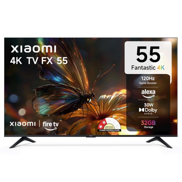 Xiaomi 138 cm (55 Inches) FX Series 4K Ultra HD Smart Fire TV L55MB-FIN