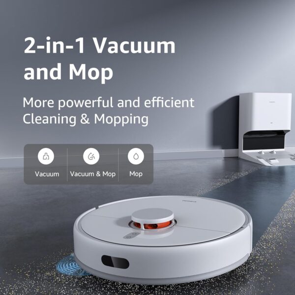 Xiaomi Robot Vacuum Cleaner X10|Auto Cleaning with 60 Days Hands Free Cleaning|Powerful Suction|Advanced Laser sensors|240 min Run Time|Vacuum & Mopping|Free 1 Yr Warranty|2024 Launch - Image 2
