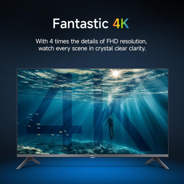 Xiaomi 138 cm (55 Inches) FX Series 4K Ultra HD Smart Fire TV L55MB-FIN - Image 2