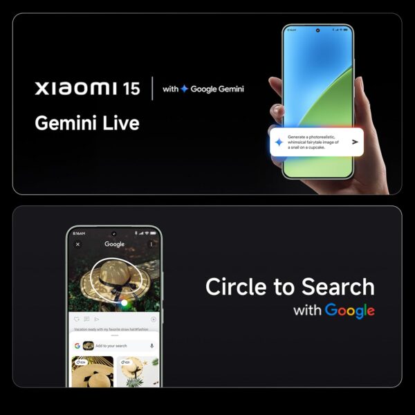Xiaomi 15 (Black, 12GB/512GB)| 50 MP Leica Triple Camera | SD 8 Elite | 1.5K CrystalRes Dynamic 1-120 Hz AMOLED | Hyper AI - Image 4