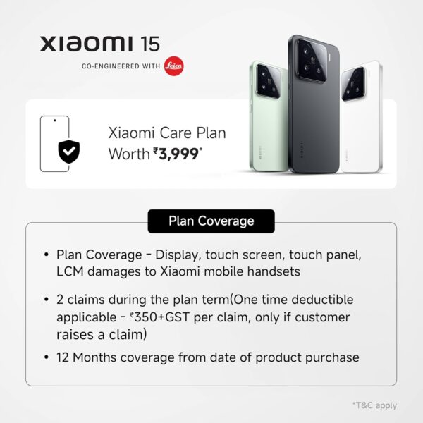 Xiaomi 15 (Black, 12GB/512GB)| 50 MP Leica Triple Camera | SD 8 Elite | 1.5K CrystalRes Dynamic 1-120 Hz AMOLED | Hyper AI - Image 6