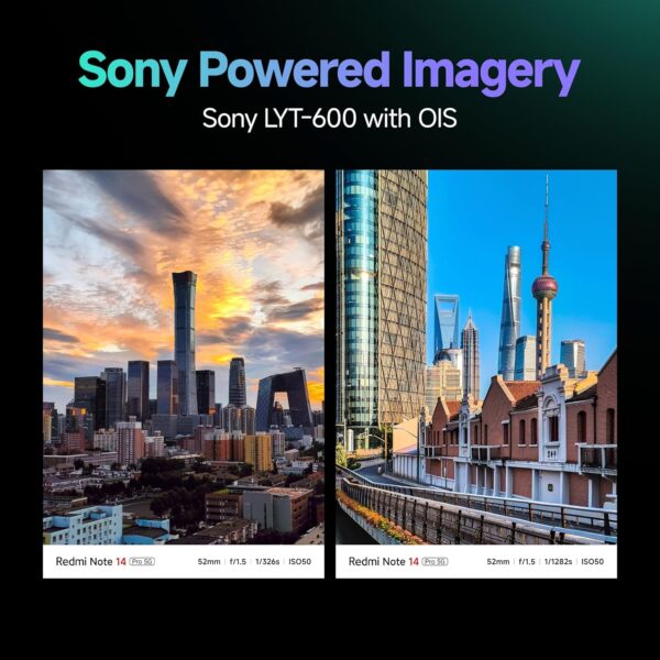 Redmi Note 14 Pro 5G Phantom Purple 8GB RAM 128GB Storage|50 MP Sony Camera Setup | Corning Gorilla Glass Victus 2 | 1.5K 3D Curved AMOLED | Mediatek Dimensity 7300- Ultra - Image 7